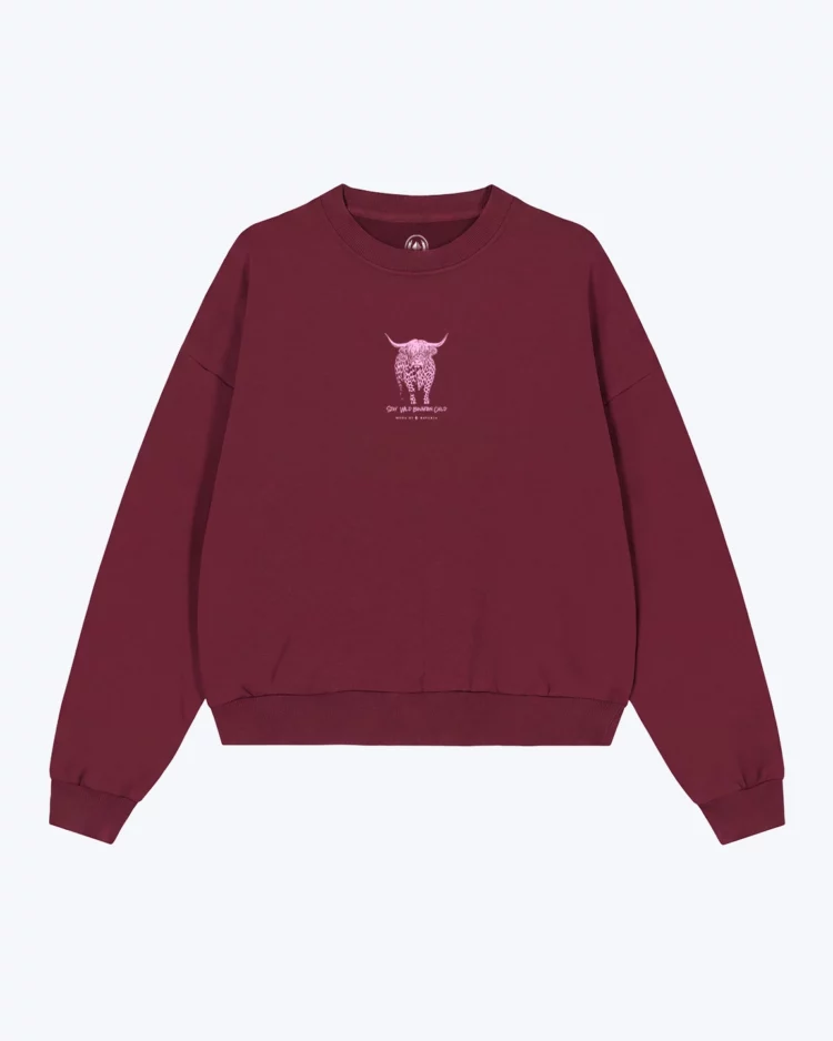 Stay Wild Oversize Sweater Damen