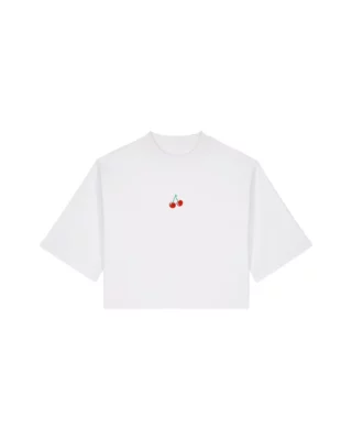 Kirschen Stick Crop Shirt