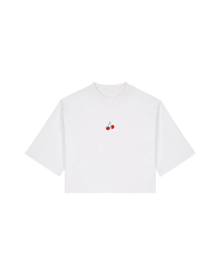 Kirschen Stick Crop Shirt