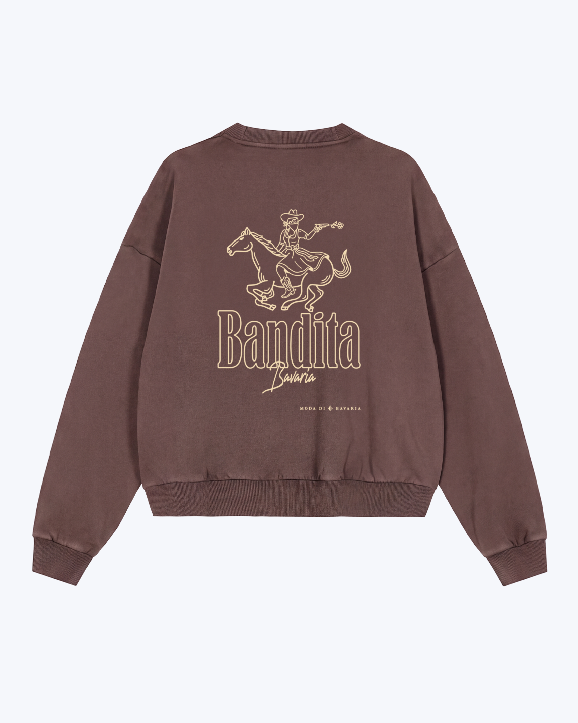 Bandita_Damen_OV_Sweater_Mocha_Back