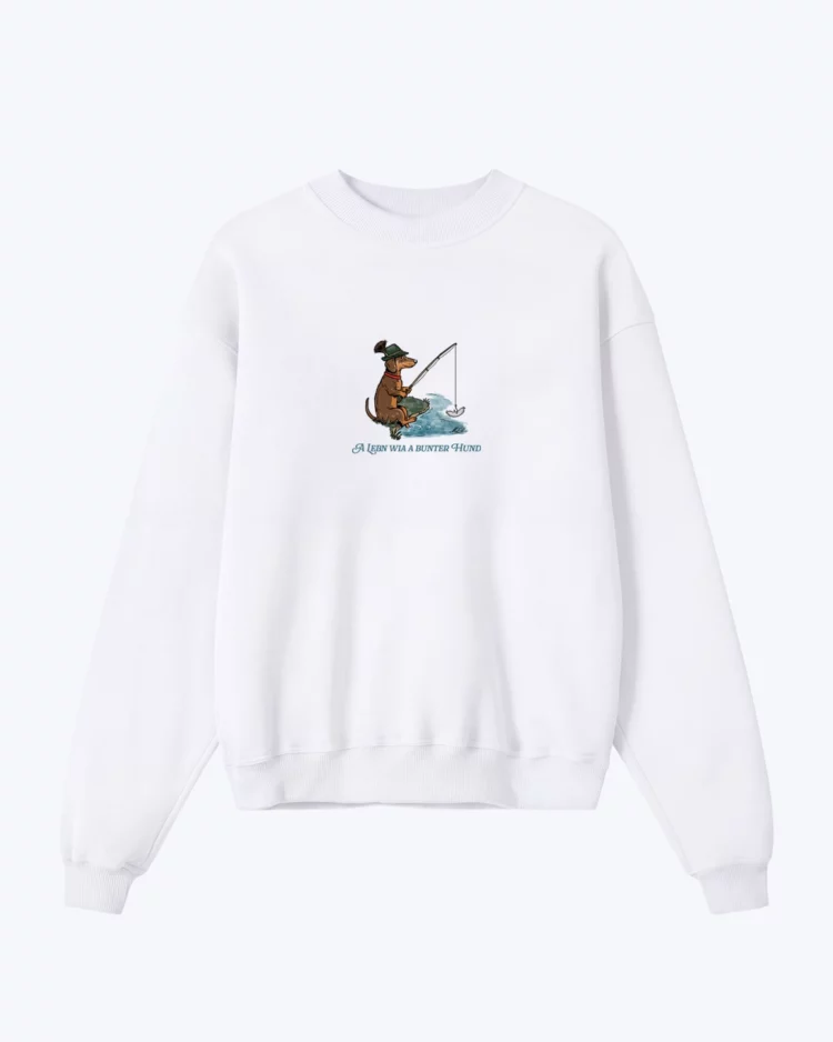 Bunter Hund Sweater