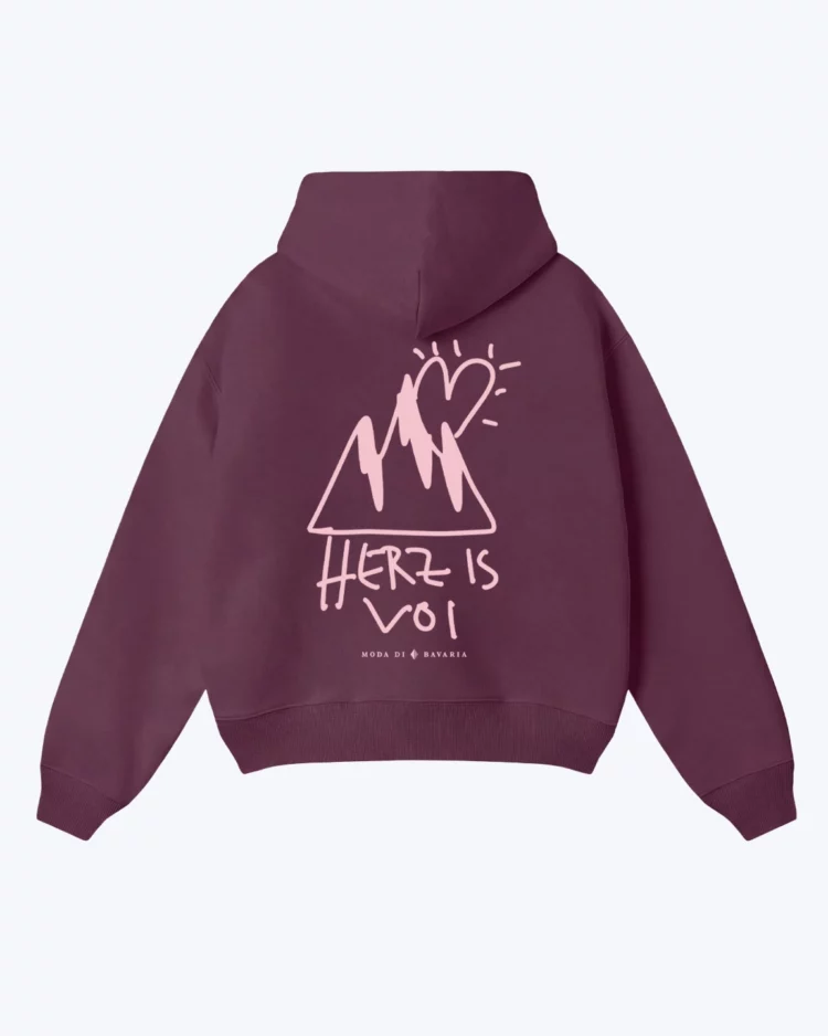 Herz is Voi Oversize Hoodie